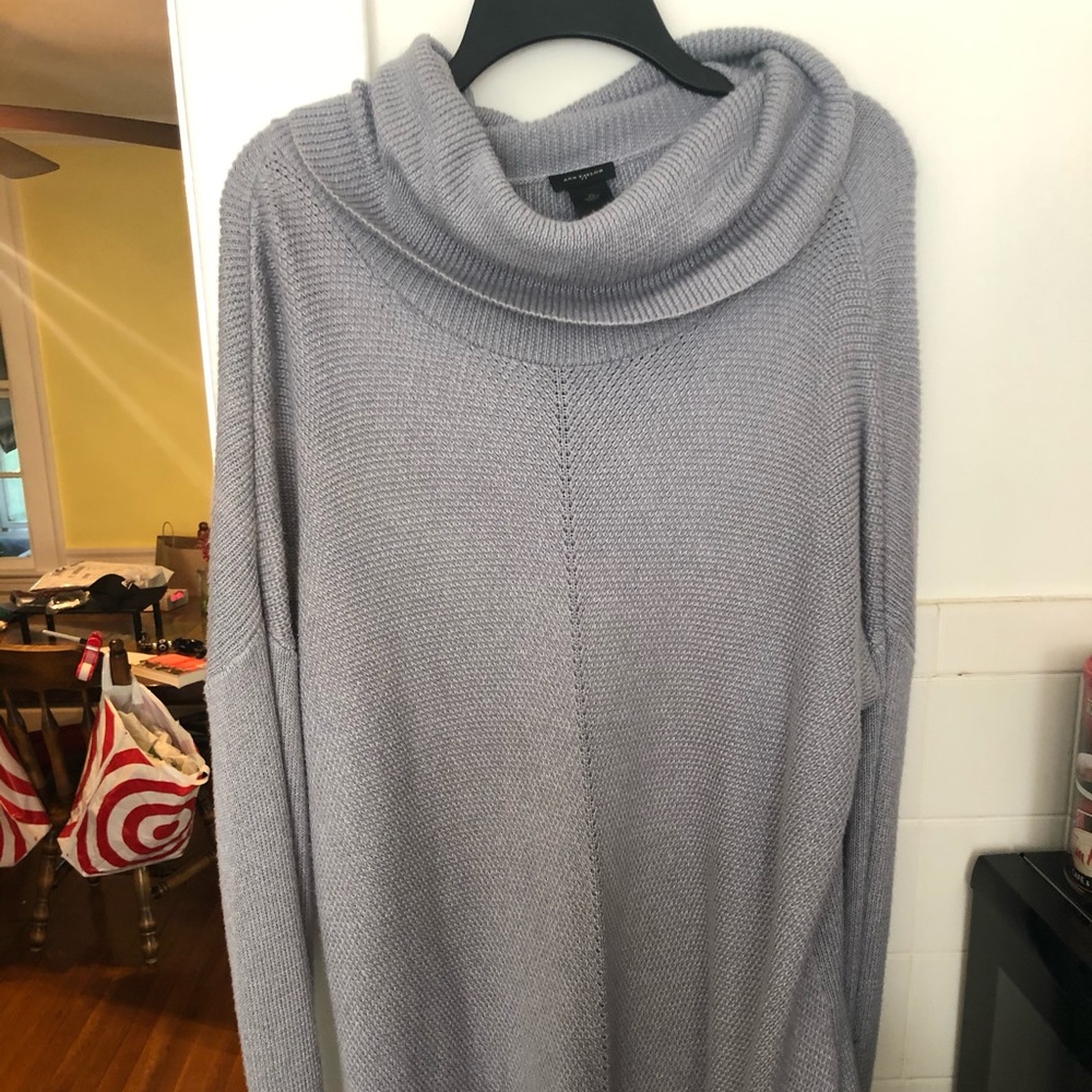 cowl sweater dress